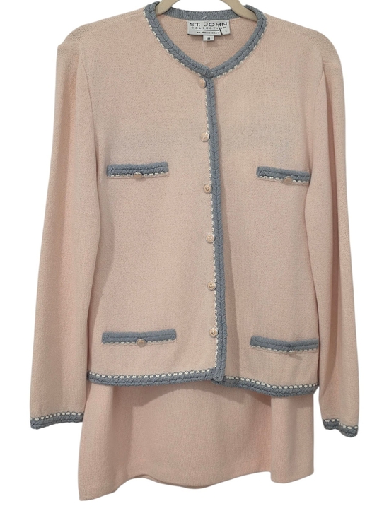 St. John Collection Dresses & Skirts - St. John Collection Pink and Gray Two-Piece Skirt Set